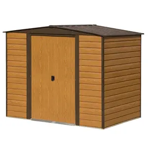 Woodvale 10 Ft. W x 6 Ft. D Apex Metal Shed No