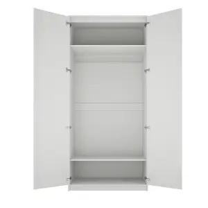 AUSTEN WHITE 2 DOOR WARDROBE (2 PACKS)