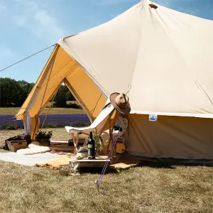 7m Bell Tent - Canvas 285 - Quad door