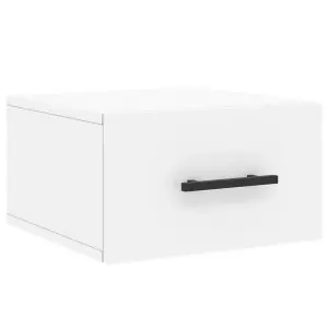 Berkfield Wall-mounted Bedside Cabinets 2 pcs White 35x35x20 cm