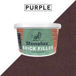 Stonelux Brick Repair Filler 0.7kg Purple Filler Brick Effect Filler