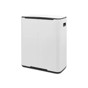 Brabantia Bo 30 Litre + 30 Litre Pedal Bin with Two Inner Buckets White