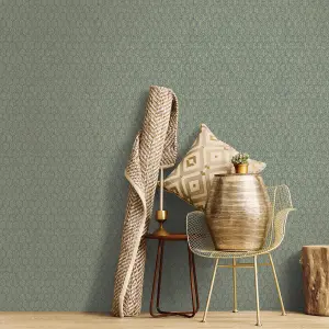 Lustre Collection Geo Arch Wallpaper Roll