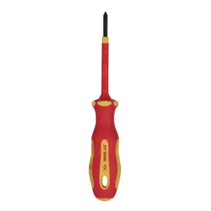 Draper  XP1000 VDE Cross Slot Screwdriver, No.0 x 60mm 64427