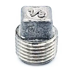 G1/8 BSP Male Square Head Plug 316 Stainless Steel