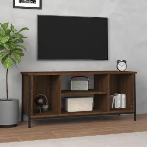 Berkfield TV Cabinet Brown Oak 102x35x45 cm Engineered Wood