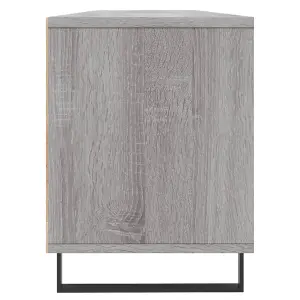 Berkfield TV Cabinet Grey Sonoma 150x30x44.5 cm Engineered Wood