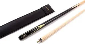 Riley 2 Piece Hardwood Snooker Cue And Black Cue Sleeve