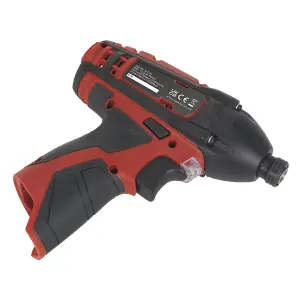 Sealey Cordless Impact Driver 1/4"Hex Drive 80Nm 12V SV12 Series - Body Only CP1203