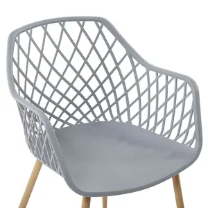 Brosh Dining Chair Light Grey