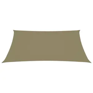 Berkfield Sunshade Sail Oxford Fabric Rectangular 3x5 m Beige