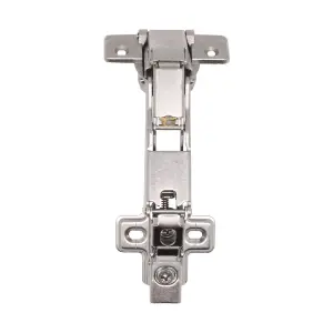 AFIT Half Overlay 165 Degree Sprung Clip-On Soft Close Kitchen Cabinet Hinge 35mm - Each