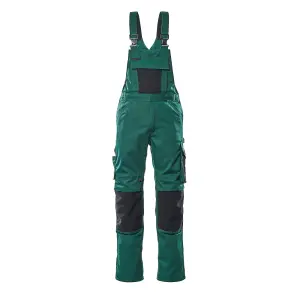 Mascot Unique Augsburg Bib & Brace - Green/Black   (52.5) (Leg Length - Regular)