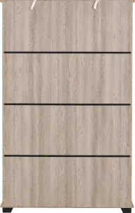 Oliver 3 Door Wardrobe Light Oak Effect