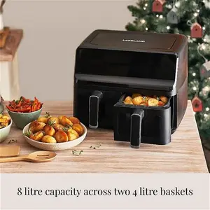 Lakeland Dual Basket Air Fryer With Easy View