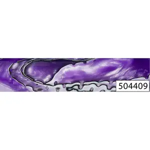 Acrylic Mesh Pen Blank - Purple