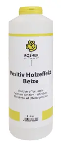 Rosner Positive Wood Effect Stain 13 - Cream White 1L for Stunning Finishes