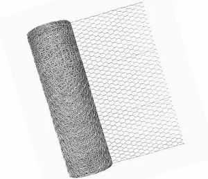 5m x 60cm x 13mm Galvanised Steel Chicken Garden Wire Netting or Fencing