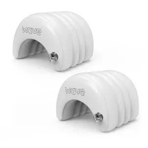 Wave Spa Inflatable Hot Tub Head Rest Pillow, White - 2 pack