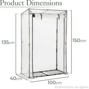 Tomato Growhouse Single Grow Bag Garden Greenhouse PE Mesh Cover Christow