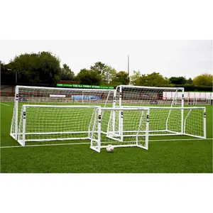 8 x 4 Feet Match Approved Football Goal Post Spare Net - All Weather Outdoor