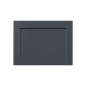 GoodHome Ashmead Matt midnight blue Shaker Appliance Cabinet door (W)600mm (H)453mm (T)16mm