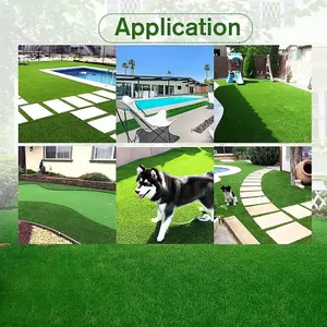 Premium Artificial Grass Turf 25mm Pile Height, High Density Fake Faux Grass Turf, Natural and Realistic Looking Garden (1mx4m)