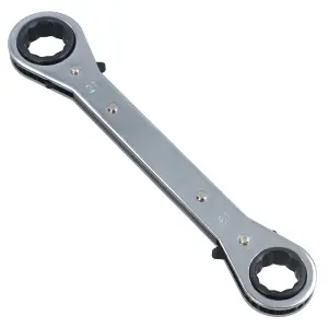 Ratchet Spanner Set Metric Sizes Double Ring Wrench