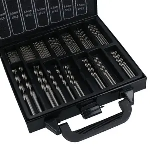 99pc HSS-G Metric Drill Bit Set Split Point Drills Metal Plastic Copper 1.5mm- 10mm