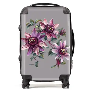 Purple Passion Flowers Suitcase - Cabin