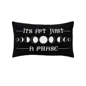 Grindstore Its Not Just A Phase Rectangular Cushion Black (One Size)