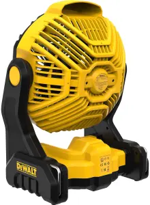 Dewalt DCE512N 18v XR Cordless Portable Job Site Fan 180 Degree Pivot 2.0Ah Batt