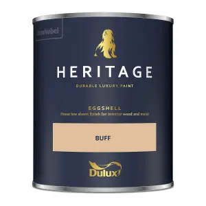 Dulux Trade Heritage Buff Eggshell Wall paint, 750ml