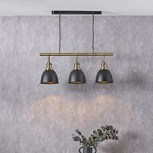 Black and Gold Kitchen Island Ceiling Lights