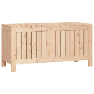 Berkfield Garden Storage Box 108x42.5x54 cm Solid Wood Pine