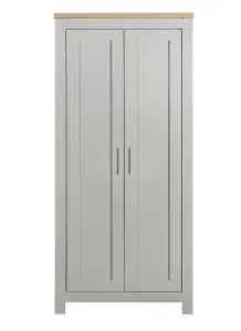 Birlea Highgate 2 Door Wardrobe Grey & Oak