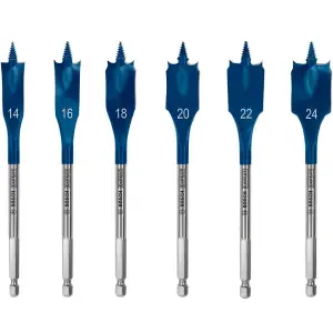 Bosch Professional 6 Pc Expert SelfCut Speed Spade Drill Bit Set