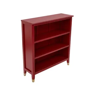 Palazzi Bookcase H97 W89 D25cm - Red