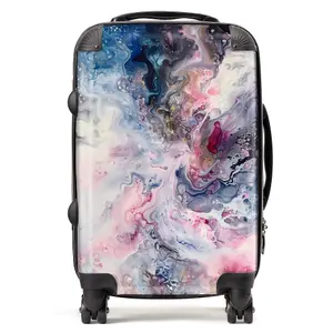 Ethereal Swirls: Dreams In Motion Suitcase - Cabin