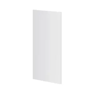 GoodHome Garcinia Gloss light grey slab End panel (H)720mm (W)320mm