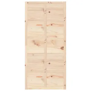 Berkfield Barn Door 100x1.8x214 cm Solid Wood Pine