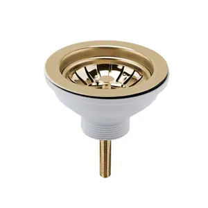 Basket Strainer Brushed Brass