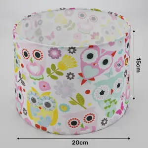 DUSK SMALL DRUM COLOURFUL OWL SHADE