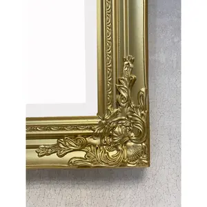 Jiminez Flat Wall Mirror Metallic Gold