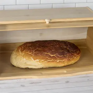 Bamboo Bread Bin,  Kitchen Food Storage Container