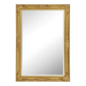 Madeleine Glass Mirror Gold / 74cm H x 104cm W