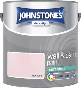 Johnstone's Wall & Ceiling Rosebud Soft Sheen Paint - 2.5L