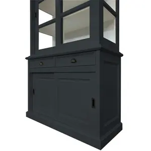 Benjamin-James Display Cabinet Anthracite Grey