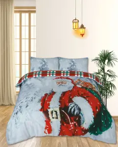 Christmas Father Santa DUVET SET 3D Print Polycotton Bedding Set