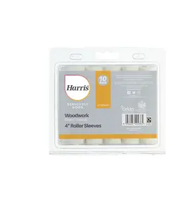 Harris Seriously Good 4" Rollers Sleeves 10 Pack